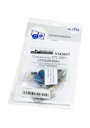 NM2037, Набор для сборки усилителя НЧ 18Вт, моно