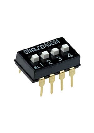 1825057-3, ADE0404, DIP-переключ.4 поз.2.54мм 24В/100мА