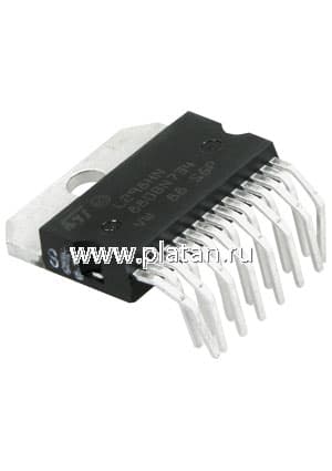 L298HN, Двухмостовой драйвер управления электродвигателями, 4А, [Multiwatt-15 (H)]