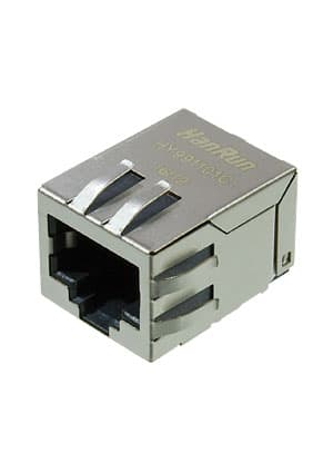 HY991101C, SMT розетка RJ-45 с трансф.