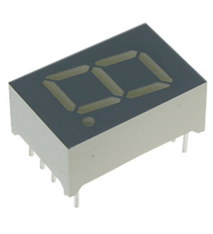 SA05-11GWA, 12.7mm single digit numeric display/green/568nm/3000-10500ucd
