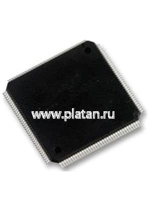 TMS320F243PGEA, Цифровой сигнальный процессор, 16-Бит, C2xx DSP, 20МГц, Flash 16КБ, 32 I/O [LQFP144]