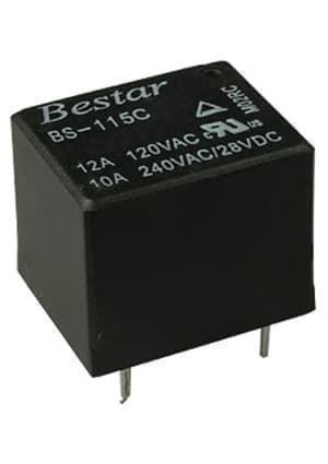 BS-115C-12A-DC12V, реле 12А120В
