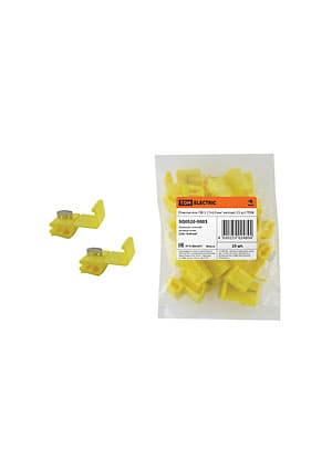 SQ0520-0003, ОВ-3, ответвитель  2,5-6,0 мм2 желтый