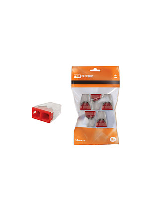 SQ0517-0121, Строительно-монтажная клемма КБМ-2273-232 (2,5мм2) с пастой (5 шт/упак)