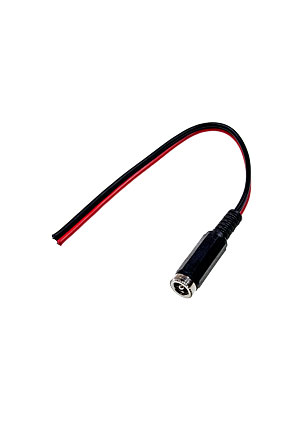 14-0314-1, разъем питания гнездо 2.5 х 5.5 x 10.0 мм с проводом 20 см