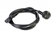 Шнур питания с заземлением IEC 60320 C13/Schuko, 10 А / 250 В (3 × 1,0), длина 3 м