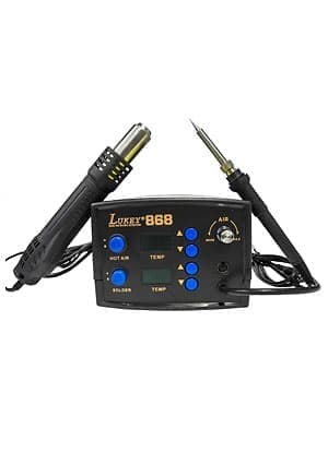 LUKEY-868, паяльная станция фен+паяльник