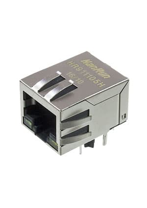 HR911105H, гнездо RJ-45 с трансф.
