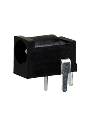 DJK-05D, (DTD-00020) гнездо пит.на плату d=1.3мм