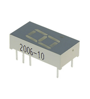 SA04-11SRWA, Индикатор 10.16мм, 7х1 красный ОА, 18мКд