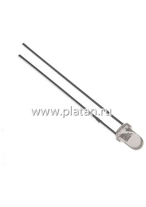 BL-L314IRCB, ИК cветодиод 40" d=3мм 850нм, голубая линза