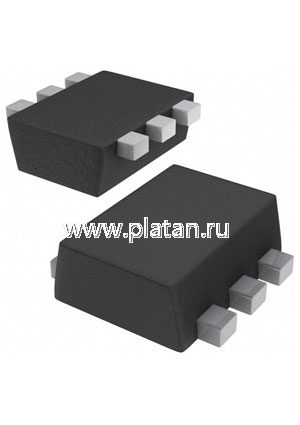 USBLC6-2P6, SOT-666, Защита интерфеса USB от электростатических разрядов