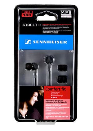 SENNHEISER CX 180 НАУШНИКИ ВКЛАДЫШИ КАНАЛЬНЫЕ