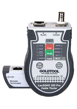 TCT-200, тестер LAN кабеля RJ45,BNC