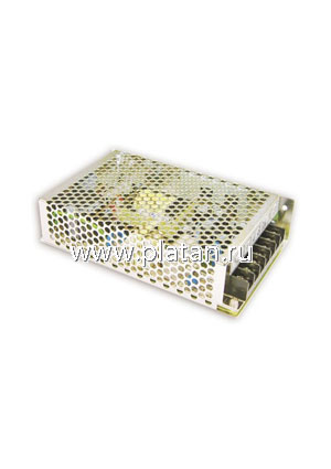 NES-100-24, AС-DC,в кожухе 100Вт, выход 24В/4.5A, рег. вых, 159*97*38