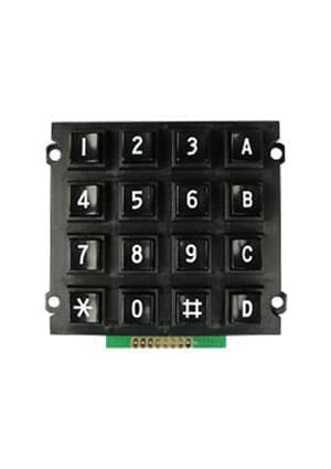 AK-1607-N-BBW-WP, клавиатура