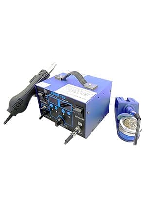 ELEMENT 702, Паяльная станция термовоздушная и паяльник, пайка-выпайка