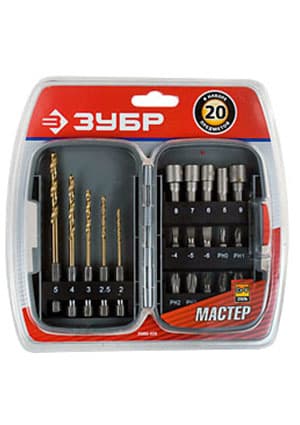 26055-H20, Набор насадок д/дрели и шуруповерта(20предметов)