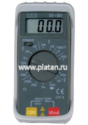 DT-102, Мультиметр карманный цифровой