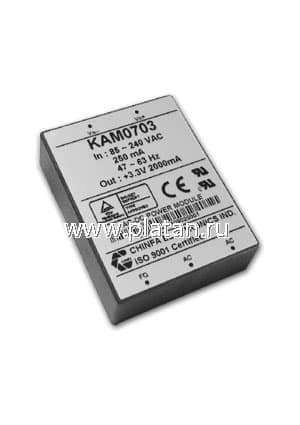 KAM0715, AC/DC преобразователь, 15В,0.5А,7.5Вт