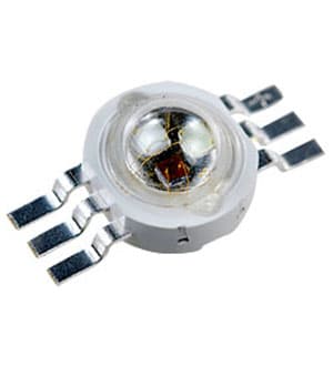 ARPL-3W RGB/6-PIN, ARPL-3W RGB, светодиод RGB 3W, 6-выводов.