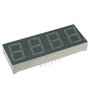 CC56-21SRWA, 4-х разрядный дисплей/14.22mm/red/640nm/12000-45000ucd