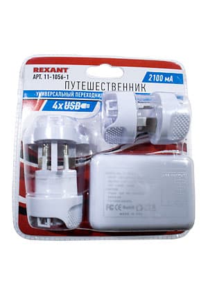 11-1056-1, Адаптер сетевой "Путешественник" белый
