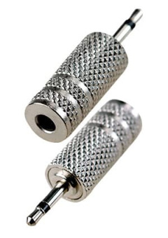 2-005, переход 2.5мм "шт" моно - 3.5мм "гн" моно металл