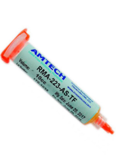 AMTECH RMA-223-ASTF, гель-флюс безотмывной, шприц 10куб.см.