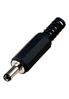 3-162, разъем питания 3.8x1.3x9.5мм "шт" пластик на кабель