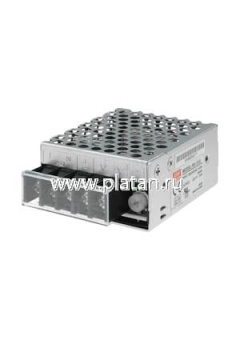 RS-15-15, AС-DC,в кожухе 15Вт, выход 15В/1A, рег. вых, 63*51*28