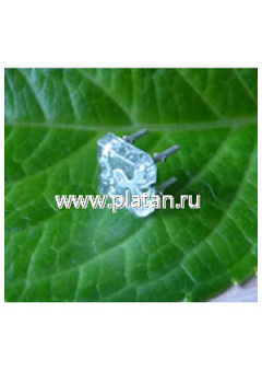 BL-FL7600PGC, Светодиод "Пиранья" зеленый 100" 5000мКд 525нМ (Ultra Pure Green)