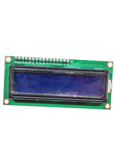 HD44780 с PC адаптером, HD44780, ЖК модуль 1602 голубой I2C с PC адаптером