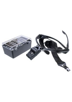 9892B, очки с LED подсветкой насадками 1.0х/1.5х/2.0х/2.5х/3.5х