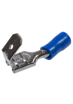 PBDD2-250, наконечник кабельный - разветвитель гнездо+штекер с изоляцией 0.8х6.35мм, сеч. каб. 1.5-2