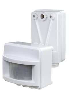 LX01/SEN14, датчик движения, 1200W, DD=12m, белый, 120°