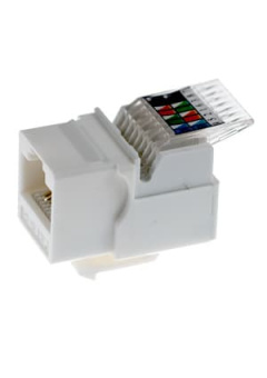 03-1012, гнездо вставка RJ-45 (keystone jack) cat5e тип-2