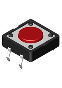 DTS-24N-V, кнопка тактовая 12x12 H-7.3 160gf