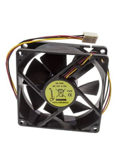 FANCASE/BALL, Вентилятор,  80x80x25, подшипник, 3 pin, провод 30 см
