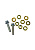5206514-6, SLIDING LOCK POST KIT