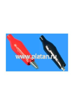 16-0003-06, Зажим "крокодил" в изоляторе   6 шт.