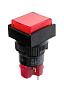 D16LMS1-1ABKR, кнопка без фикс. 250В/5А, LED подсветка 24В