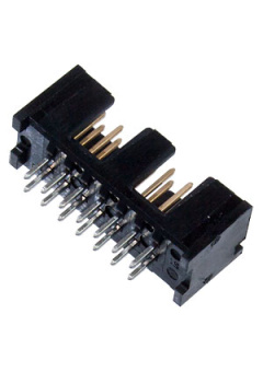 5103308-2, HDR 14 POS 2.54mm Solder ST Thru-Hole