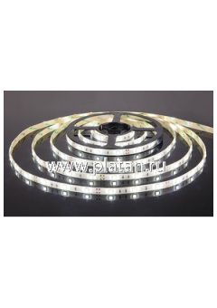 30LED-7.2W-IP65-12V БЕЛЫЙ, Лента светодиодная, 30SMD(5050)/m, 7.2Вт/м, цена за катушку 5м