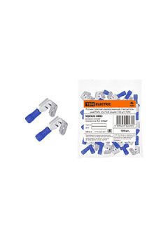 SQ0522-0002, Разъем плоский изолированный ответвительный РпИо 2,5-7-0,8 синий (100 шт)