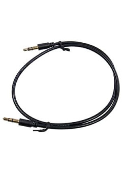 3-0015A-0.5, Шнур шт 3.5 st-шт 3.5 st plastic-gold, d=2,8 мм, 0.5 м