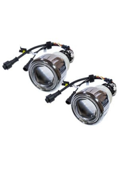 H4-4300K-WT, биксенон ангельские глазки устан.комплект