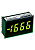 DMS-20PC-2-GS-C, цифр.вольтметр Um +/-20В Uп 4.75-5.25В зел.