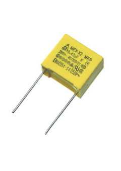 0.47UF 280VAC 10 (18x16x10) PITCH:15 CLASS X2-MKP, Class X2 0.47мкф х 280в ±10% полипропилен.помехоподавл.MKP серия